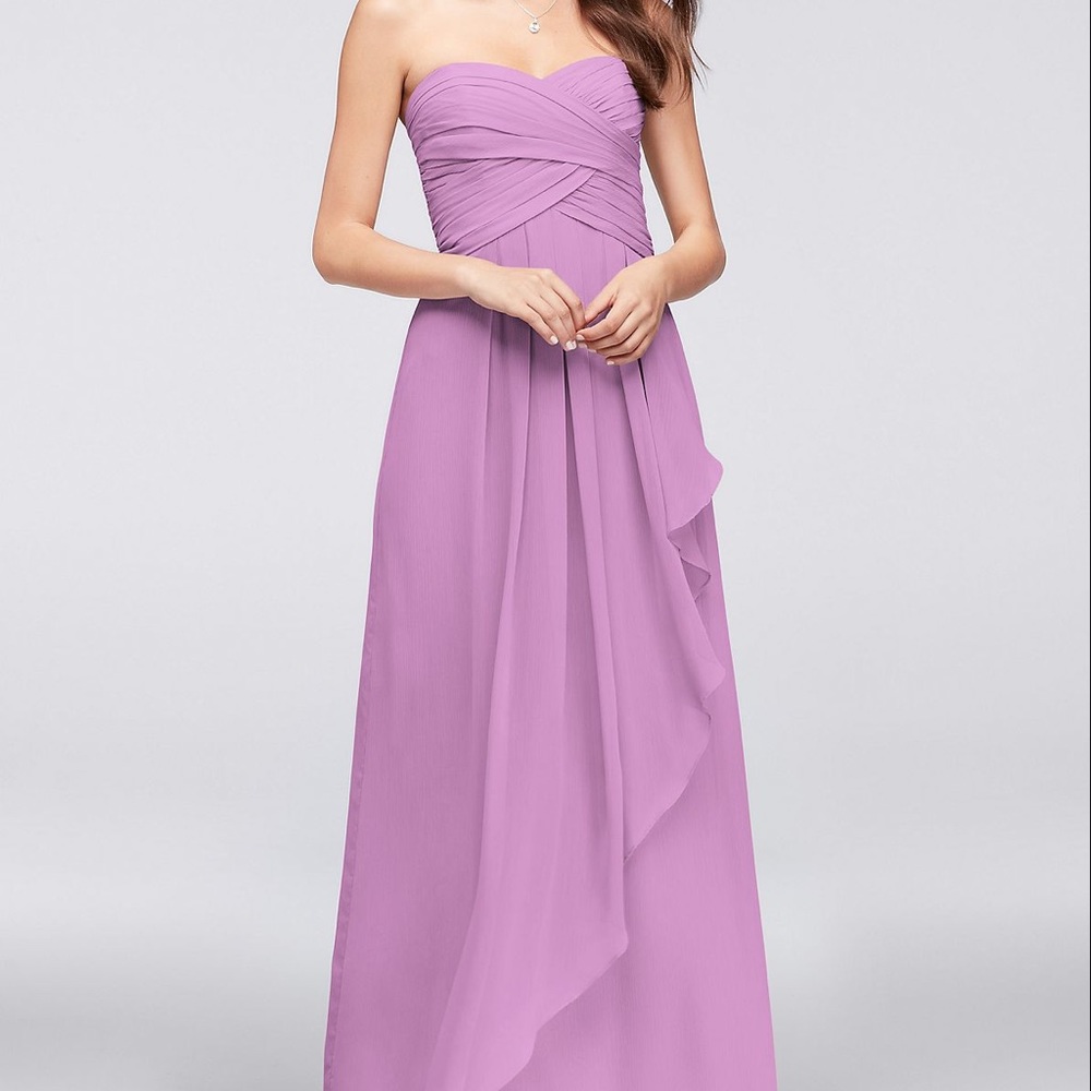 David’s bridal Bridesmaid Dress Purple Size 2